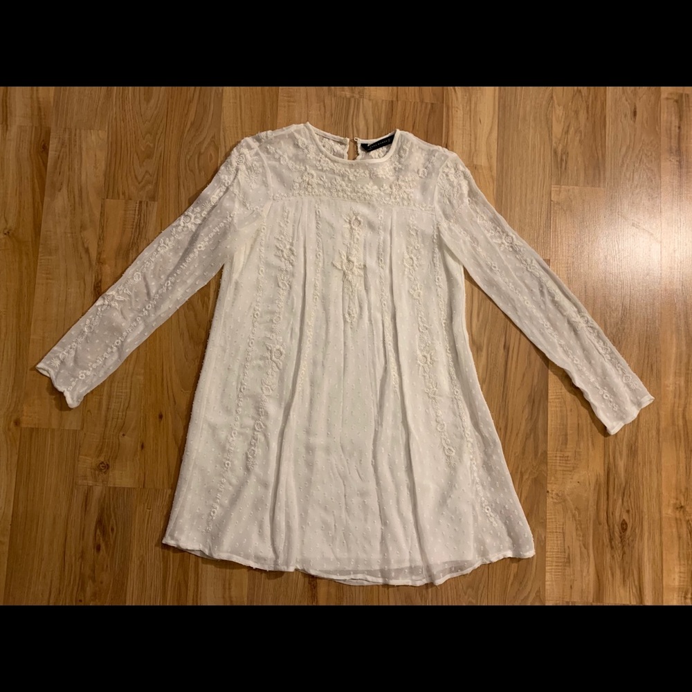 Zara white dress